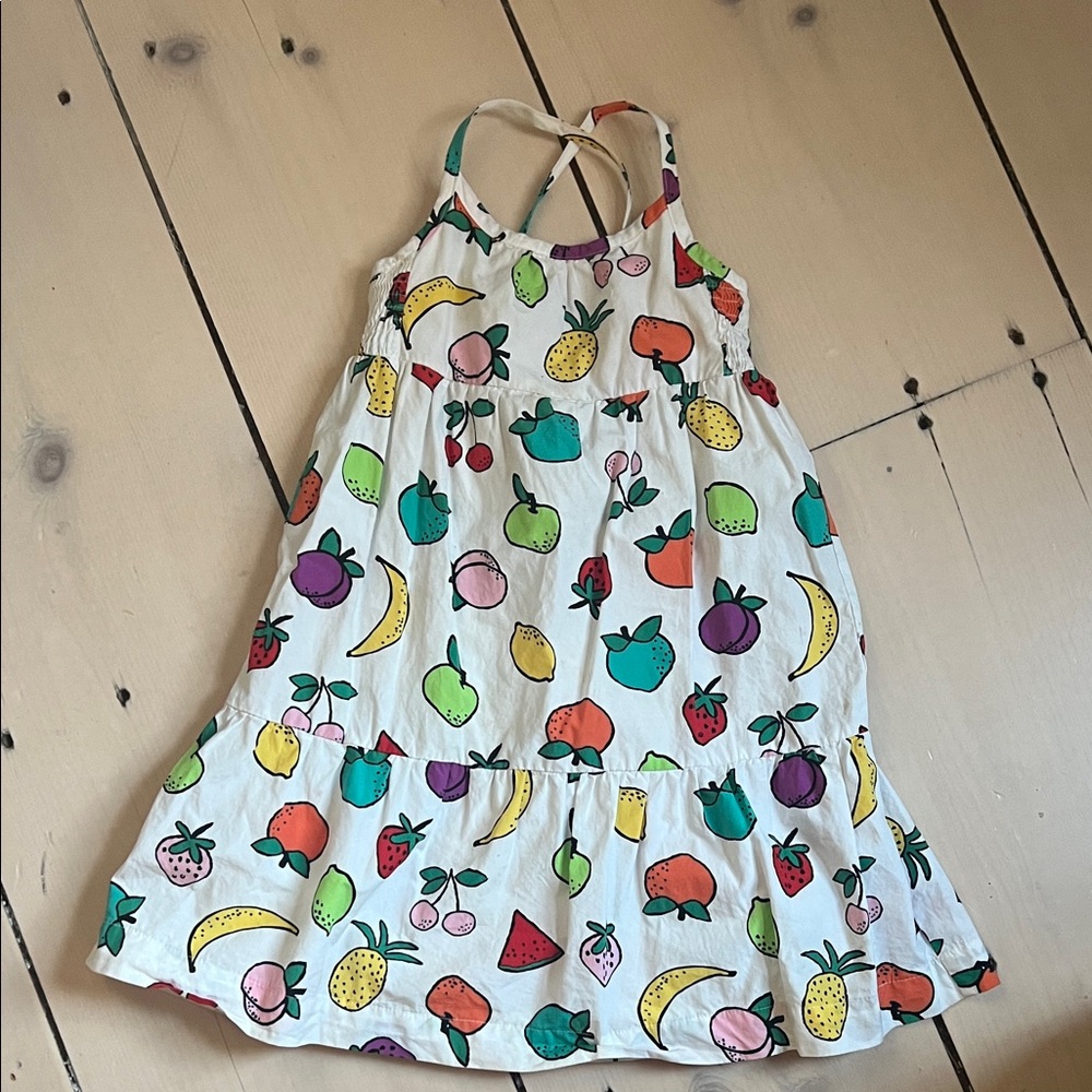 Hanna Andersson Multicolor Fruit Print Dress